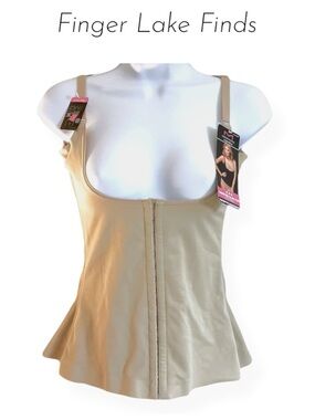 NWT Maidenform Inspirations Torsette Waistnipper, Lg